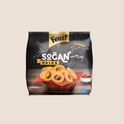 Feast Frozen Onion Rings - Soğan halkaları 450g - Orontes Grocery
