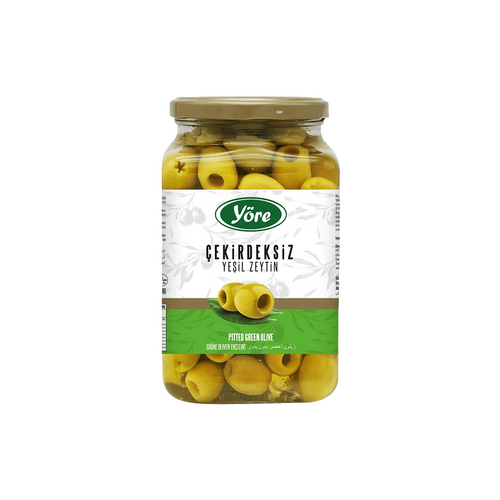 Yöre Pitted Green Olives - Çekirdeksiz Yeşil Zeytin - Orontes Grocery
