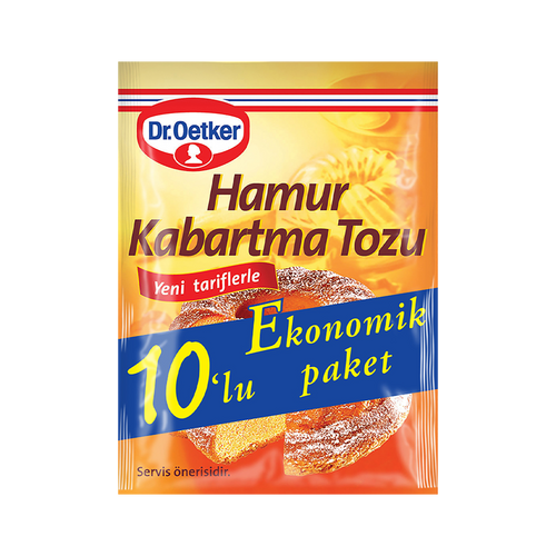 Dr. Oetker Hamur Kabartma Tozu 10'lu 100g × 90 - Orontes Grocery 