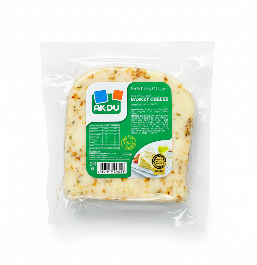 AK-DU Basket Cheese with Oregano and Paprika 300g - Orontes Grocery 