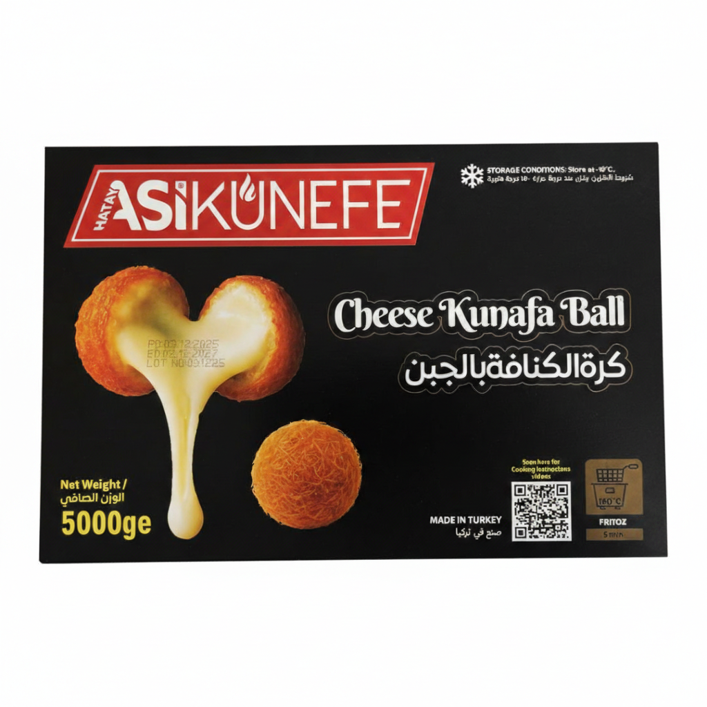 ASİ KÜNEFE Kunefe Ball With Cheese  (Kadayif Ball) 5kg - Orontes Grocery
