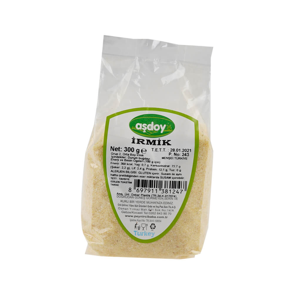 Aşdoy Semolina 300g - Orontes Grocery 