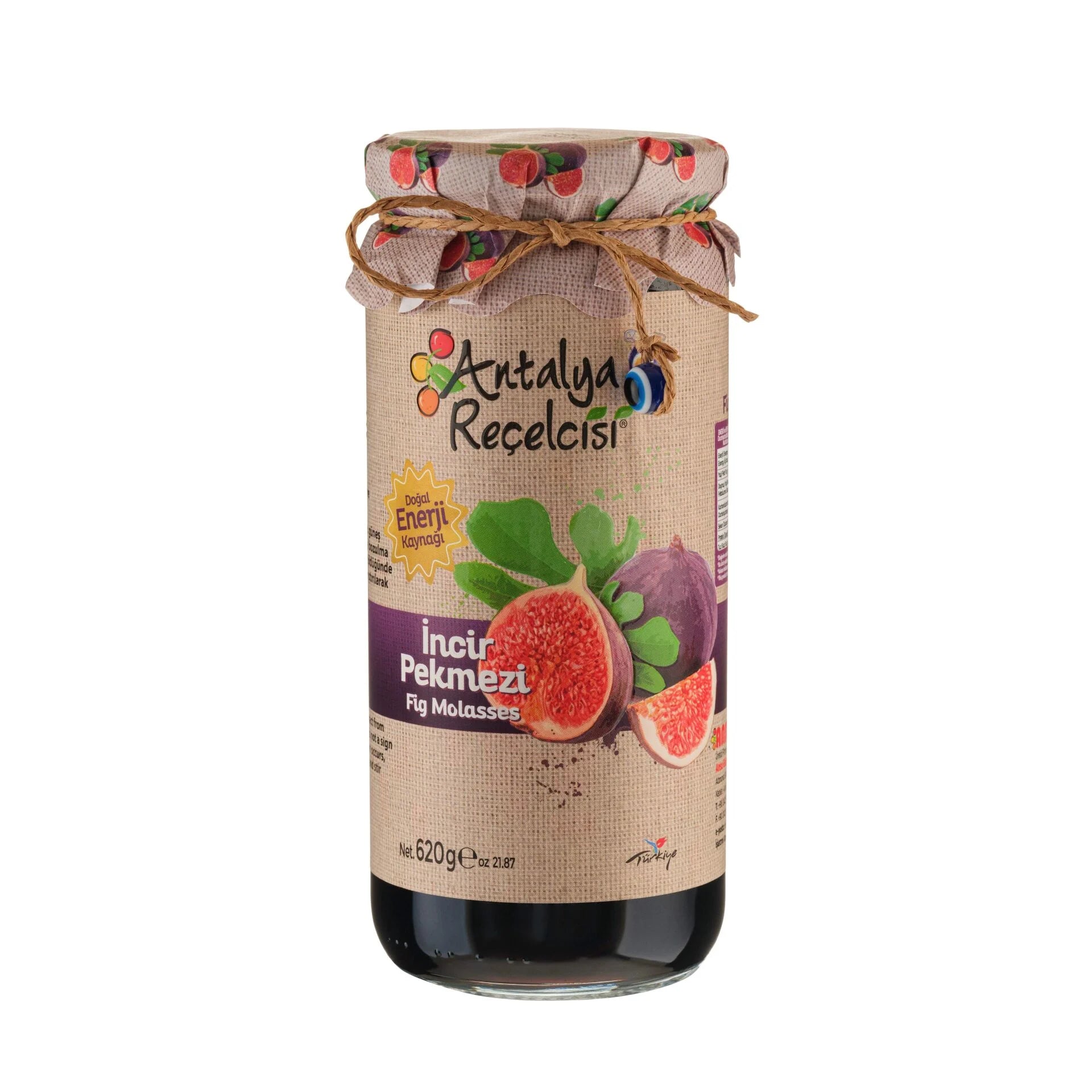 Antalya Reçelcisi Fig Molasses 620 Gr - Healthy and Natural Energy Source - Orontes Grocery 