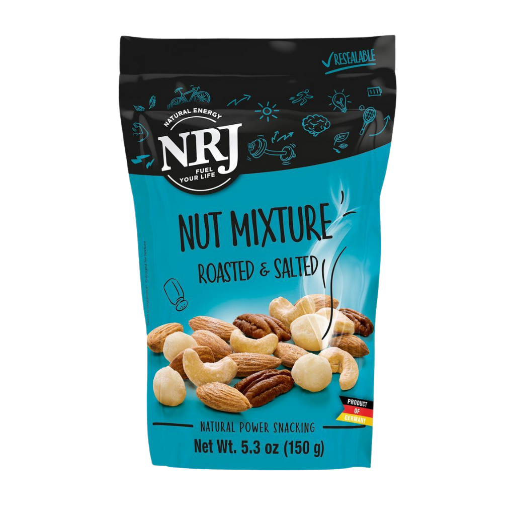NRJ - Nut Mixture Roasted & Salted 150g - Orontes Grocery