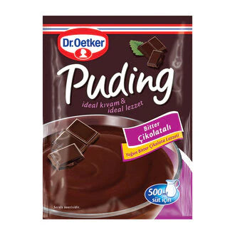 Dr. Oetker Bitter Chocolate Pudding 111g × 24 - Orontes Grocery 