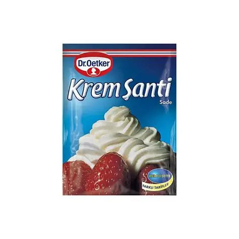Dr. Oetker Krem Şanti Sade 72g × 24 - Orontes Grocery 