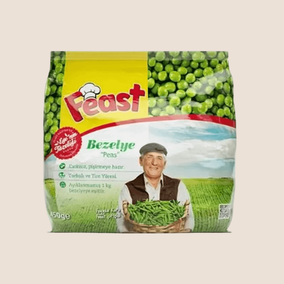 Feast Frozen Peas - bezelye 450g - Orontes Grocery 