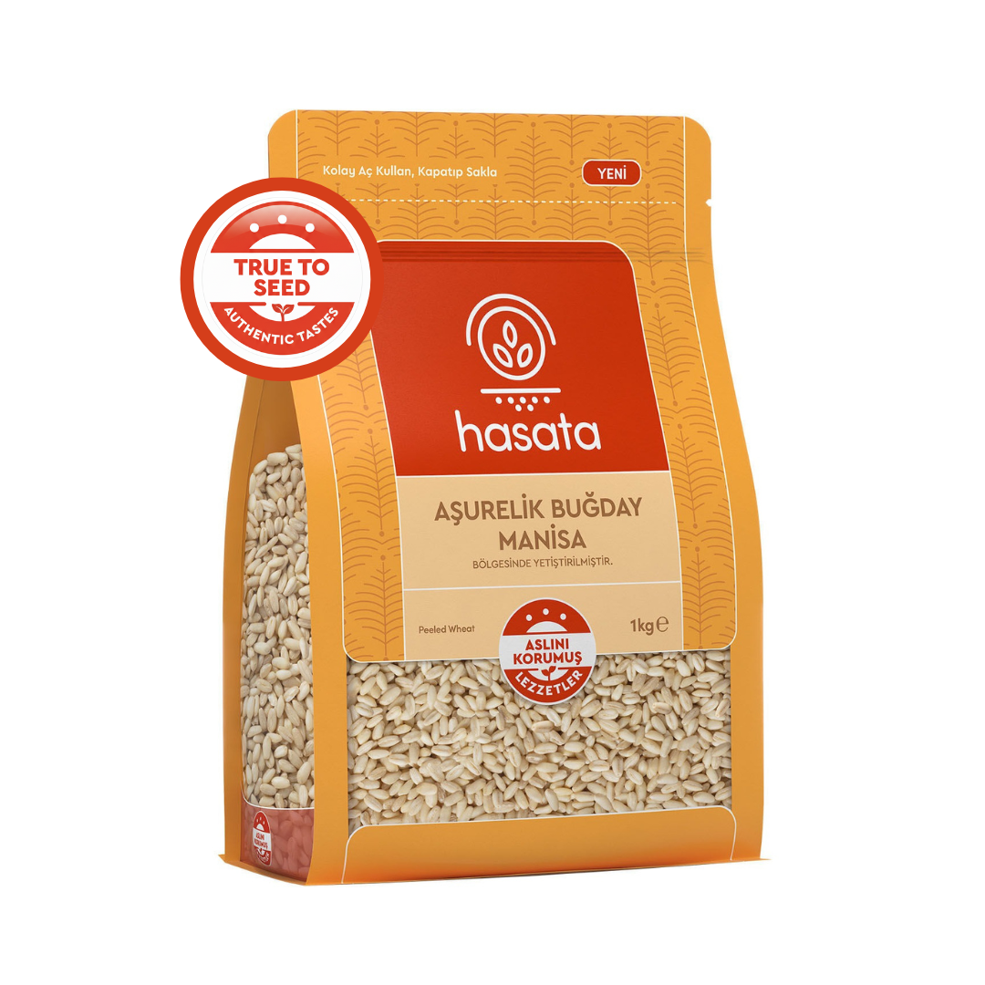 Hasata Peeled Wheat Manisa 1kg Zip Bag - Orontes Grocery