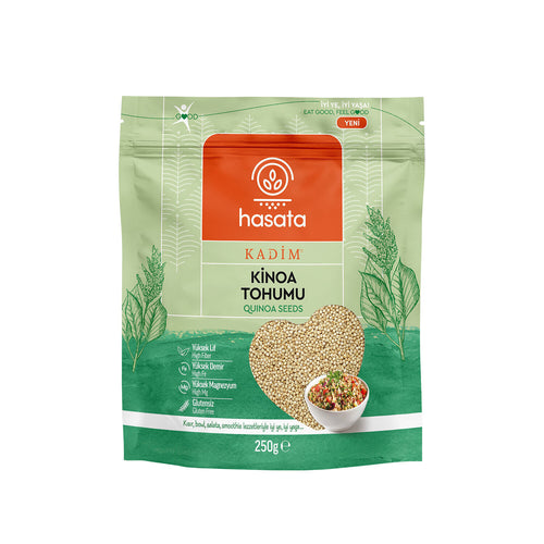 Hasata Quinoa Seeds 250g ziplock bag - Orontes Grocery 