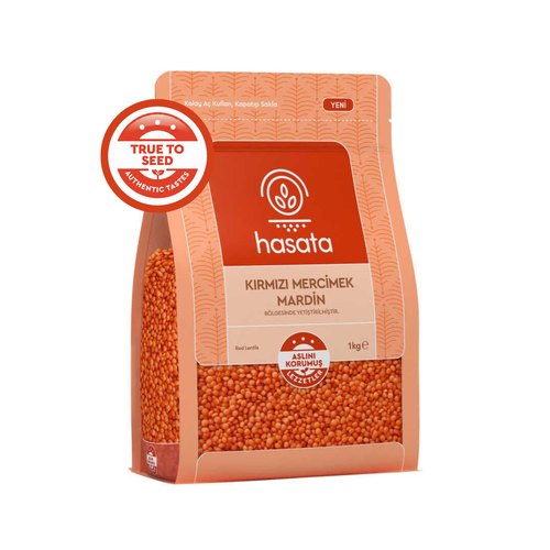 Hasata Red Lentils From Mardin 1kg Zip Bag - Orontes Grocery 