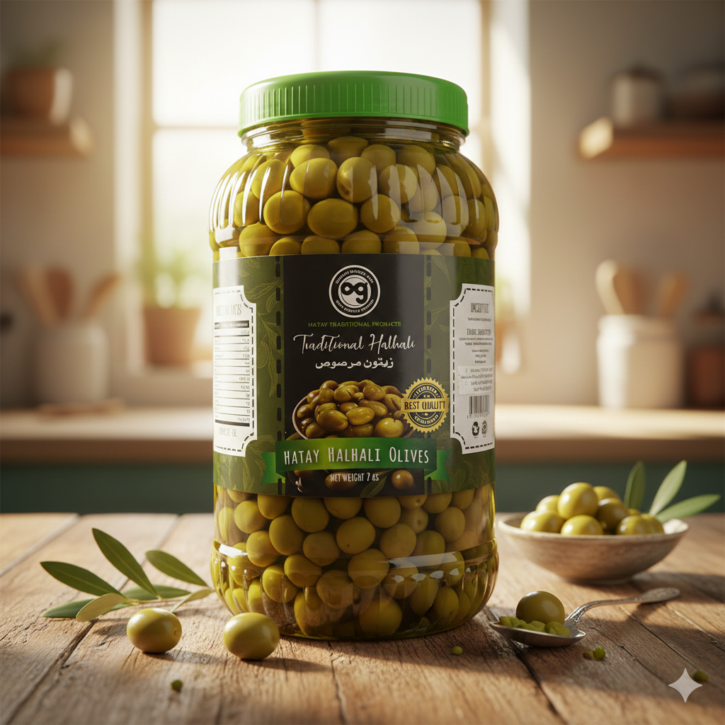 Hatay Cracked Halhali Olives 2KG - Orontes Grocery