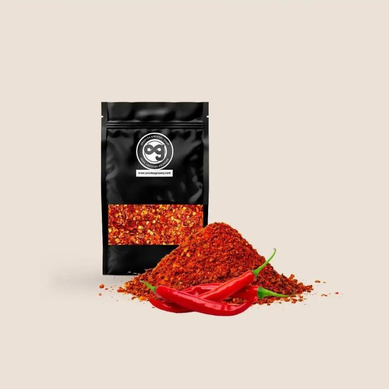 Orontes Grocery Hot Pepper Flakes - Acı Pul Biber 150g - Orontes Grocery 