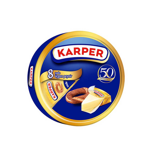KARPER Triangle Cheese 8 pcs 100g - Orontes Grocery 