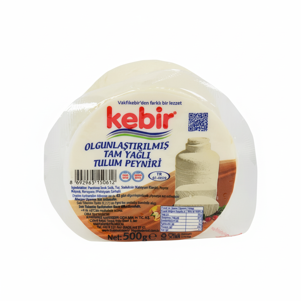 Kebir Trabzon Fatty Tulum Cheese 500 GR - Orontes Grocery 