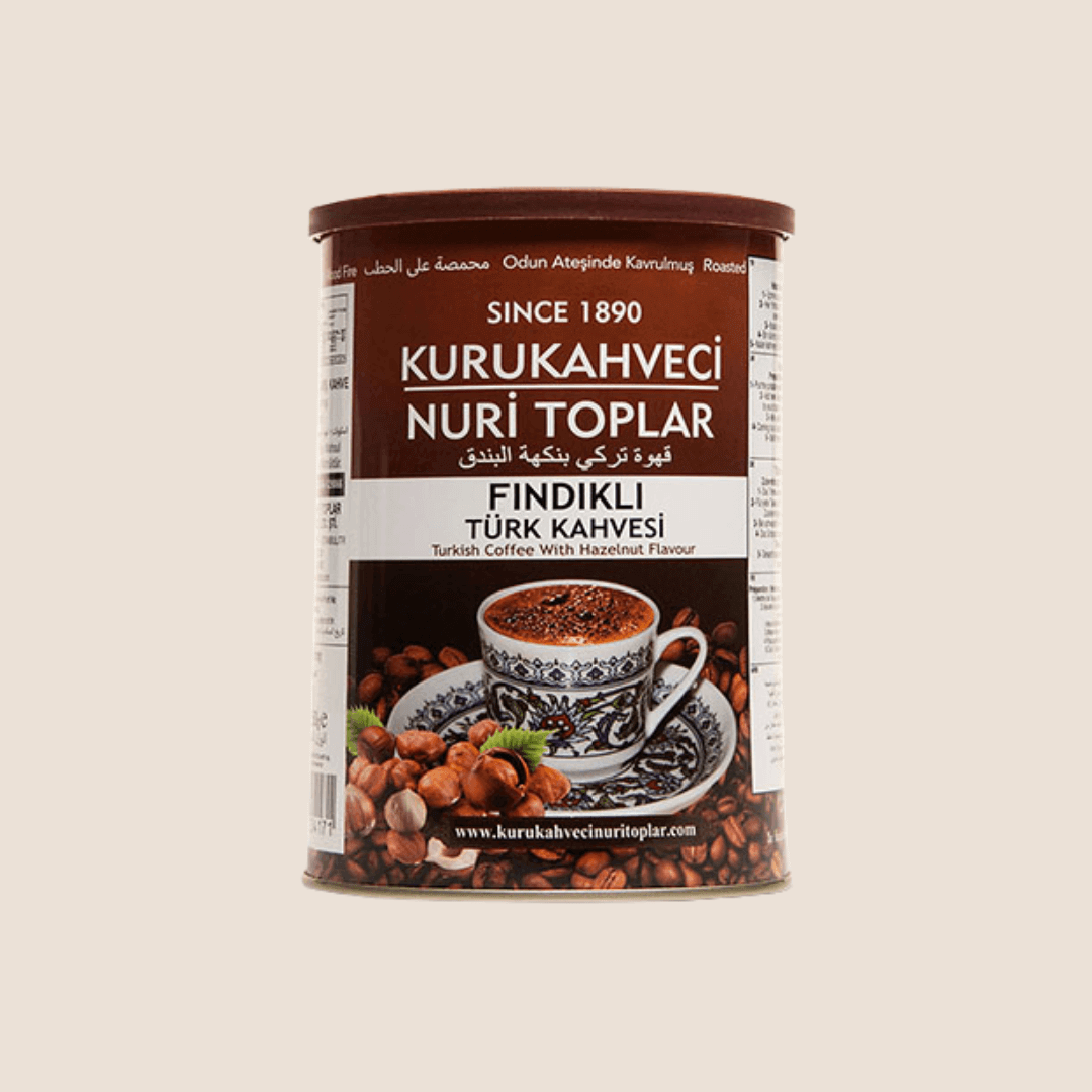 Kurukahveci Wood Roasted Turkish Coffee with Hazelnut - Fındıklı Türk Kahvesi 250g - Orontes Grocery 