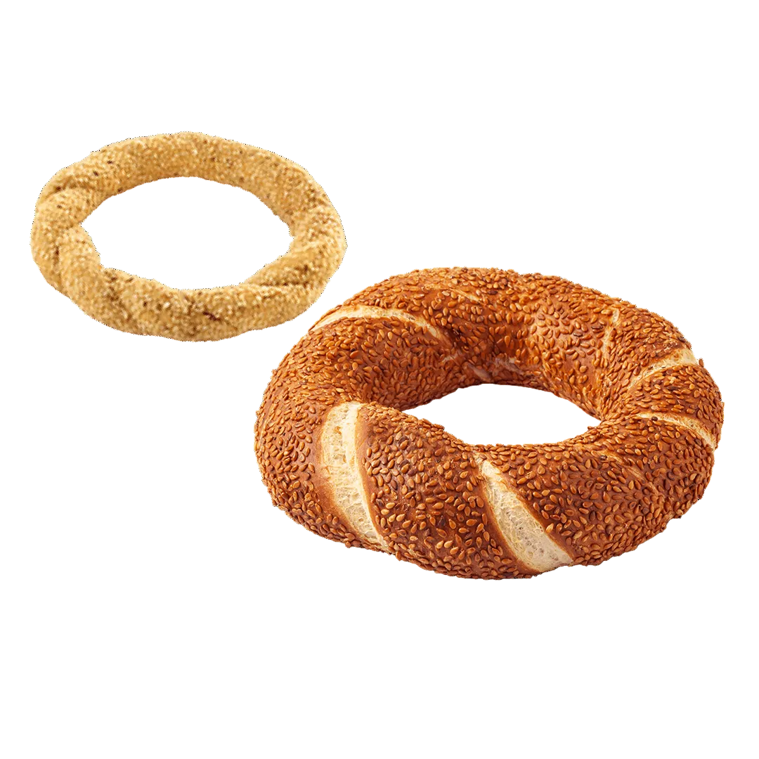 Maun SIMIT 80% BAKED (TURKISH BAGEL WITH SESAME) 110G * 5 pcs - Orontes Grocery