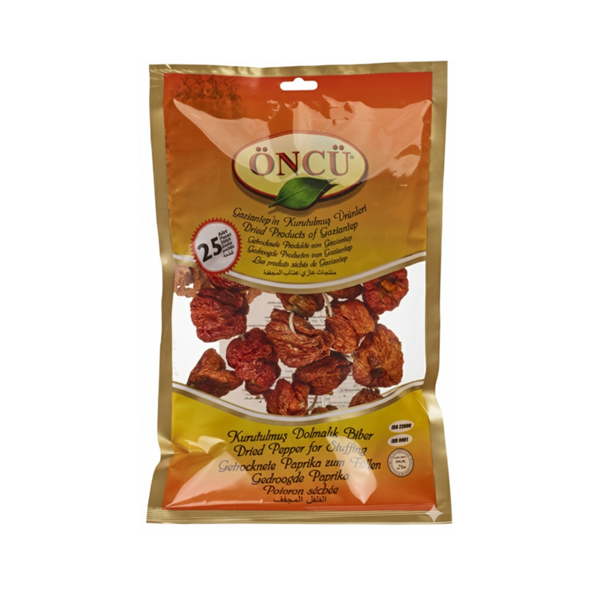 ÖNCÜ Dried Peppers 25 Pieces - Orontes Grocery