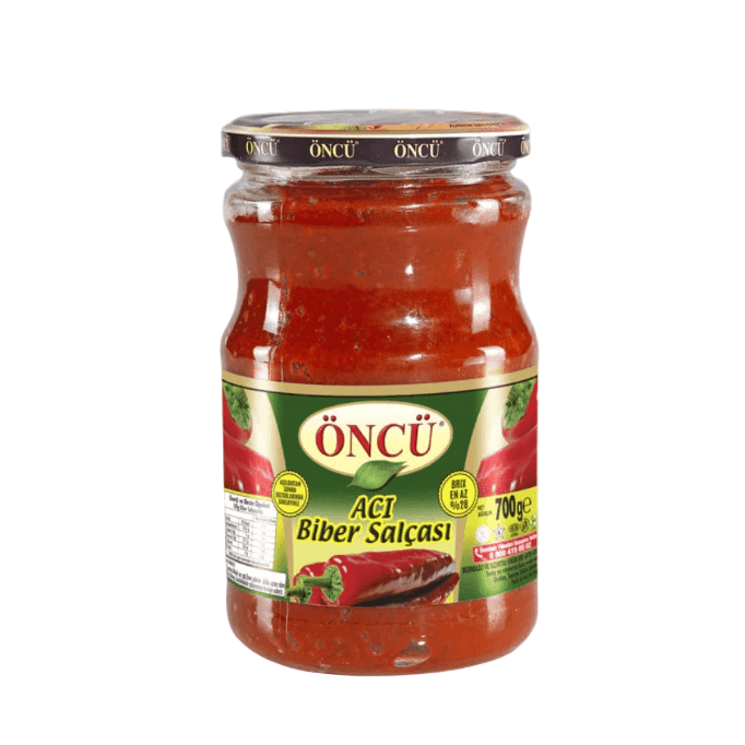 ÖNCÜ Hot Pepper Paste - Acı Biber Salçası - Orontes Grocery