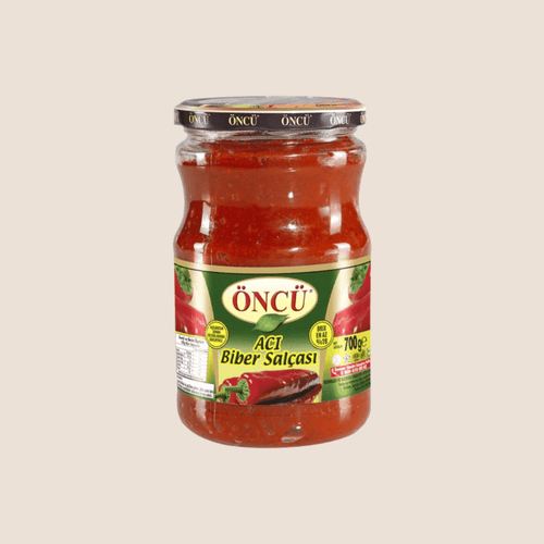 ÖNCÜ Hot Pepper Paste - Acı Biber Salçası - Orontes Grocery 