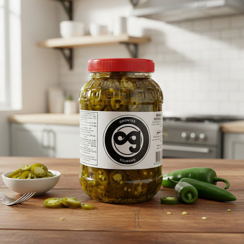 Orontes Grocery Mexico Jalapeno Pepper Sliced Pickle 1500G - Orontes Grocery 
