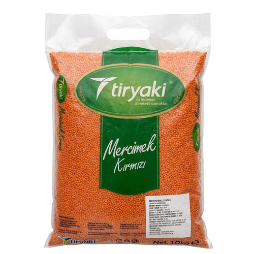 Red Football Lentils 10 KG - Orontes Grocery 