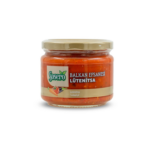 SOSERO lutenitsa balkan sauce spicy 300g - Orontes Grocery 