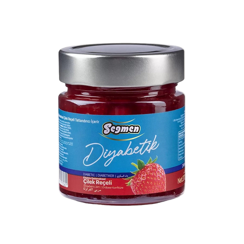 Seğmen Diabetic Strawberry Jam Jar 270g - Orontes Grocery 