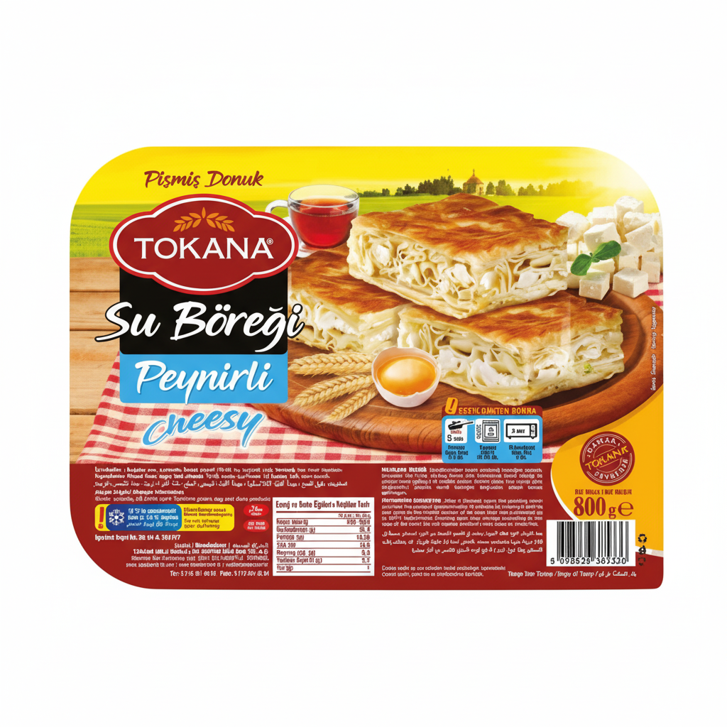 Tokana Turkish Su Börek with Cheese 800g - Orontes Grocery 