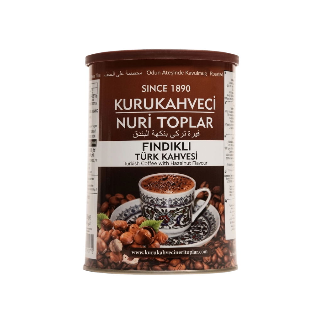 Nuri Toplar Turkish Coffee with Hazelnut - Fındıklı Türk Kahvesi - Orontes Grocery