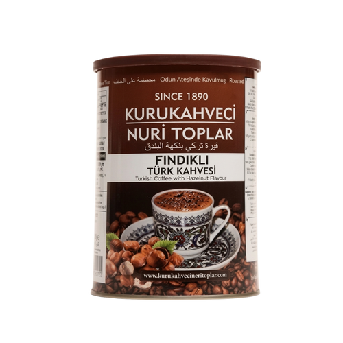 Nuri Toplar Turkish Coffee with Hazelnut - Fındıklı Türk Kahvesi - Orontes Grocery 