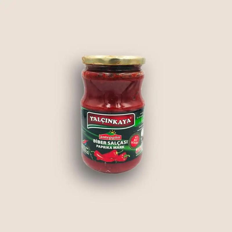 Yalcinkaya Sweet Pepper Paste - Tatlı Biber Salçası 700g - Orontes Grocery 