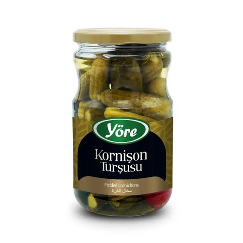 Yöre Cornichon Pickle - Kornison Tursusu 720g - Orontes Grocery 