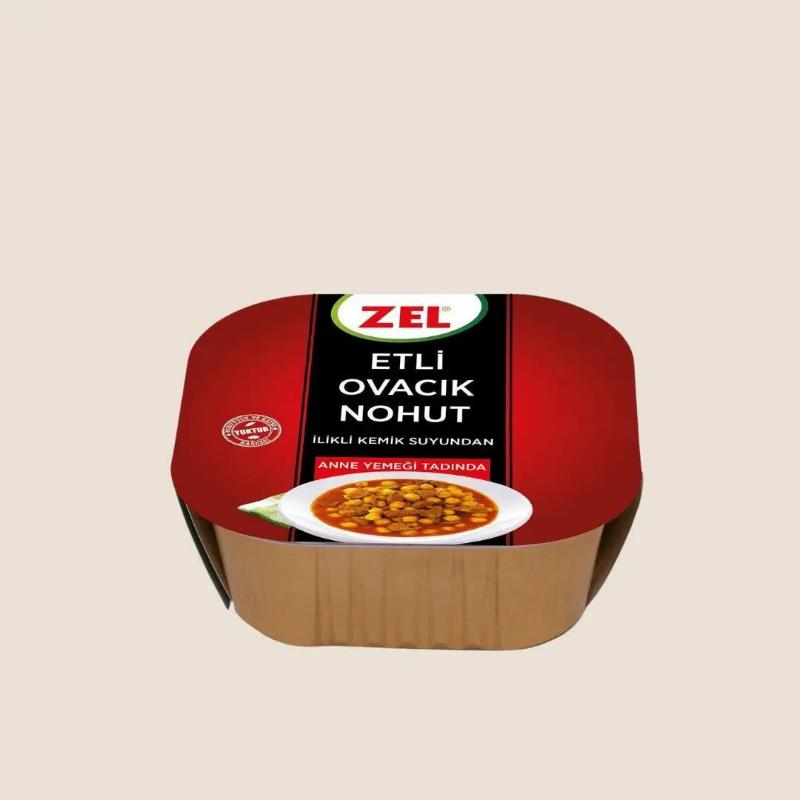 ZEL Chickpeas with Beef - Etli Ovacik Nohut 200g - Orontes Grocery 