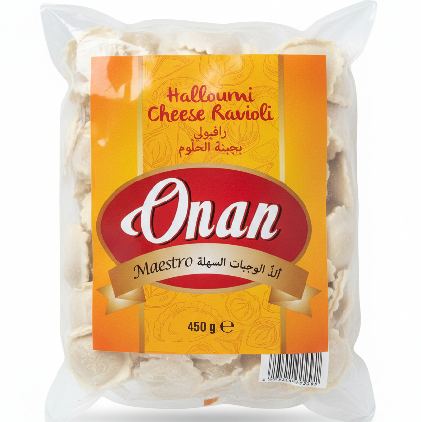 ONAN Halloumi Cheese Ravioli 450g - Orontes Grocery