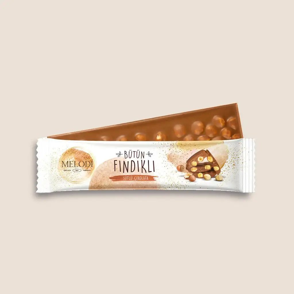 Melodi Whole Hazelnut Tablet (Melodika Bütün Fındıklı Sütlü Çikolata Tablet) - Orontes Grocery