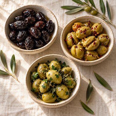 Olives & pickles category at Orontes Grocery
