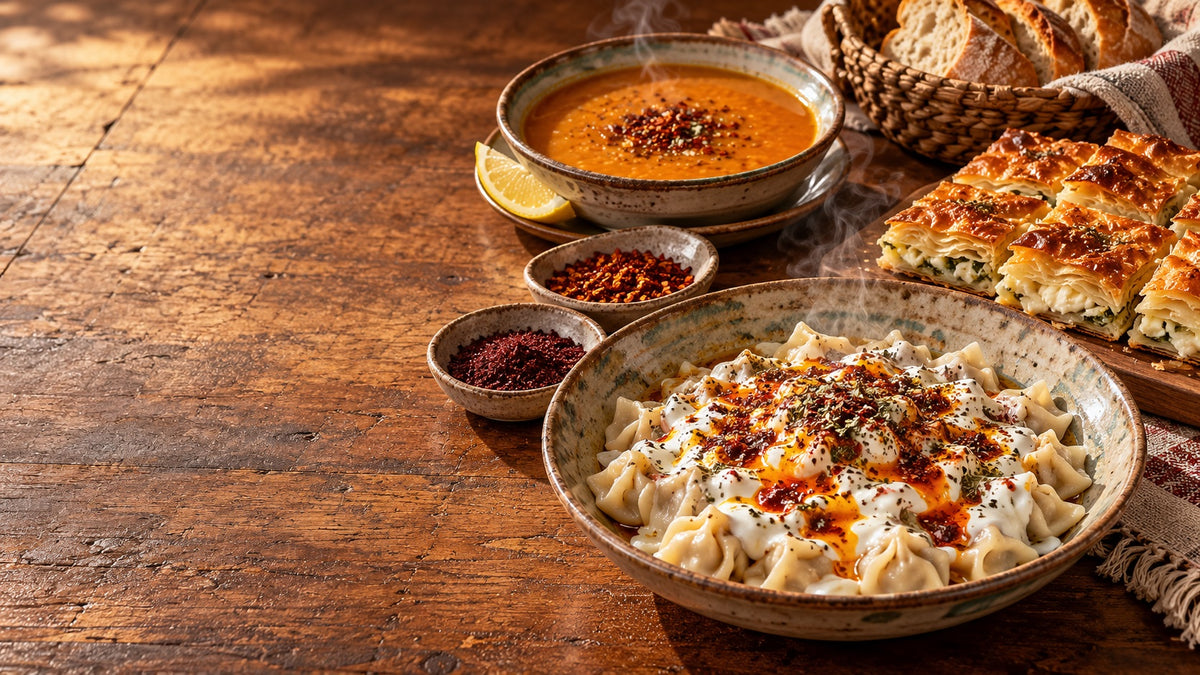 Börek, mantı & künefe category at Orontes Grocery
