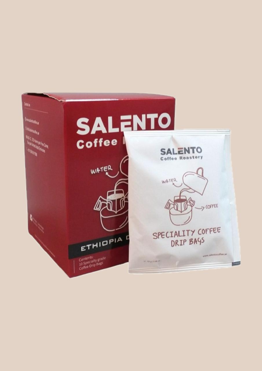 Salento Coffee Roastery – Ethiopia Drip Bag (Pack of 10) - Orontes Grocery 
