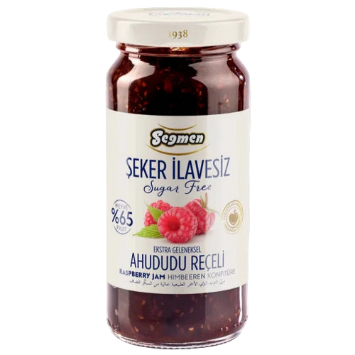 Seğmen Sugar-Free Raspberry Jam 270g - Orontes Grocery 