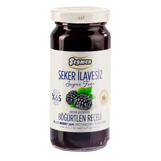 Seğmen Sugar-Free Blackberry Jam 270g - Orontes Grocery 