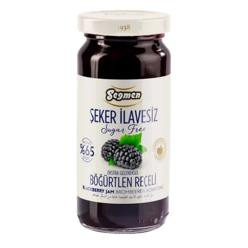 Seğmen Sugar-Free Blackberry Jam 270g - Orontes Grocery 