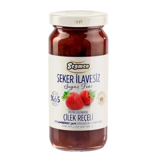 Seğmen Sugar-Free Strawberry Jam 270g - Orontes Grocery 