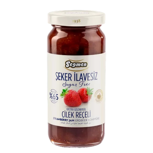 Seğmen Sugar-Free Strawberry Jam 270g - Orontes Grocery 
