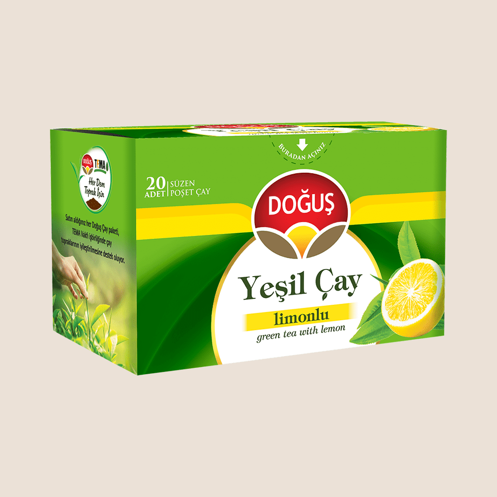 Doğuş Green Tea With Lemon - Limonlu Yeşil Çay - Orontes Grocery 