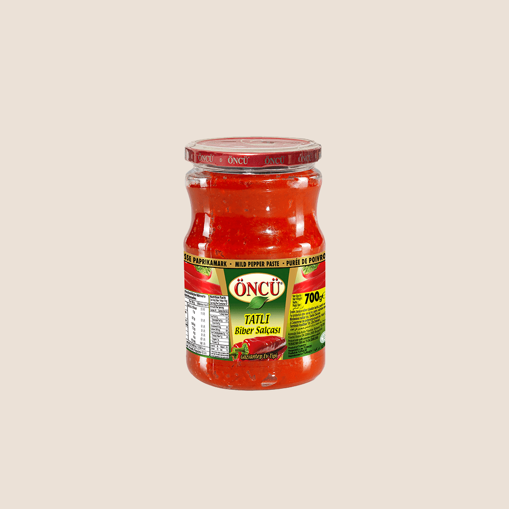 ÖNCÜ Mild Pepper Paste - Tatlı Biber Salçası - Orontes Grocery 