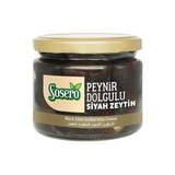 Sosero Black Olives Stuffed With Cheese - Peynir Dolgulu Siyah Zeytin - Orontes Grocery