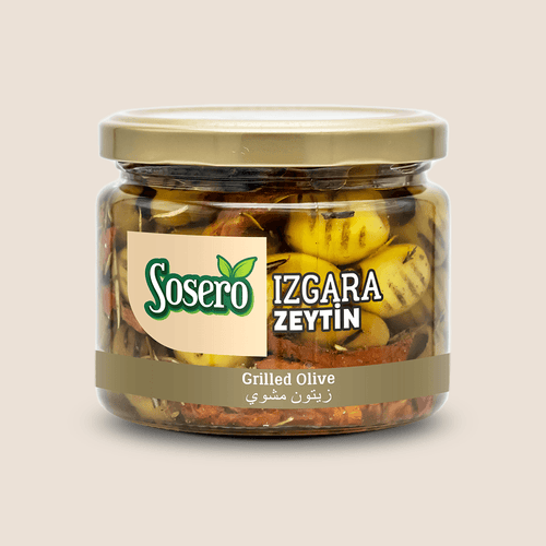 Sosero Grilled Olives - Izgara Zeytin 290g - Orontes Grocery 